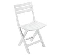Ipae 9693650 Sedia Birreria, Resina, Bianco