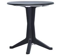 OFFERTA IPAE PROGARDEN Tavolo da Giardino Tavolino Plastica 70x72 h Antracite