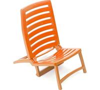 Ipae-Progarden Rio sedie pieghevoli, arancione, 42 x 58 x 64 cm