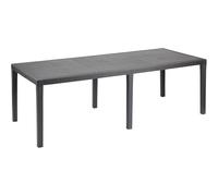 LINEA RATTAN ANTRACITE TAVOLO QUEEN 220x90x72 CENTIMETRI