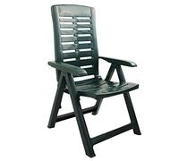 Ipae-Progarden S.P.A. Yuma 5 Sedia da giardino reclinabile plastica 60x61x108 cm verde