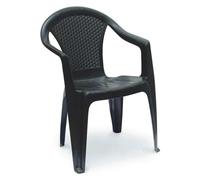 IPAE-PROGARDEN Sedia da Giardino Colore antracite - Modello Kora