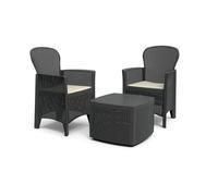 Ipae-Progarden Set Tree Antracite C/Cuscini
