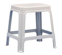 IPAE-PROGARDEN Sgabello Impilabile Colore Bianco - Modello Univer