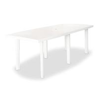 Tavolo rettangolare bianco allungabile da aperitivo fino a cm 216 da interno es