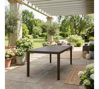 TAVOLO QUEEN cm. 150÷220x90x72 h col. Testa di moro