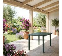 Ipae-Progarden S.P.A. 78008 Tavolo Rettangolare 101 x 68 x 72 cm Faretto Verde, Resina