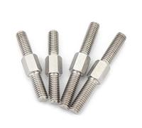 IPAGSEFWE Perno filettato a doppia estremità in acciaio inossidabile 304 M8x(40-90) mm(M8 x 90mm 5pcs)