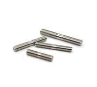 IPAGSEFWE Perno filettato a doppia estremità senza testa in acciaio inossidabile 304 A2 M4-M8(M5x200 3pcs)