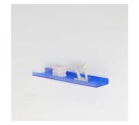 IPAGSEFWE Portariviste in acrilico, Porta brochure in acrilico trasparente da parete, porta riviste , portaoggetti for letteratura, libreria(Blue,60cm/26in)