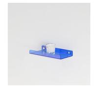 IPAGSEFWE Portariviste in acrilico, Porta brochure in acrilico trasparente da parete, porta riviste , portaoggetti for letteratura, libreria(Blue,30cm/18in)