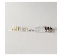 IPAGSEFWE Portariviste in acrilico, Porta brochure in acrilico trasparente da parete, porta riviste , portaoggetti for letteratura, libreria(Clear,120cm/47.2in)