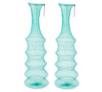 IPAGSEFWE Trappola Pieghevole in Rete, Custodia for Pesci in Rete Pieghevole di Grande capacità for la Pesca in Kayak 4-5 Livelli