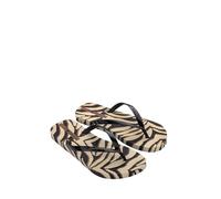 Ipanema Animale Print Infradito per Donna Nero Beige 37