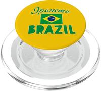 Ipanema Beach Rio con bandiera del Brasile PopSockets PopGrip per MagSafe