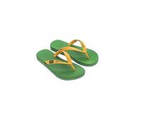 Ipanema Clas Brasil II Kids, Infradito Bambini e Ragazzi (Green/Yellow, numeric_35)