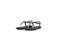 Ipanema CLASS MODERN CRAFT SANDAL FEM - Sandalo da donna - con decorazione in metallo - regolabile, Colore: nero e oro., 43 EU