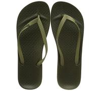 Ipanema Donna Anatomica Tan Fem Flipflop, Green Dark Green, 35.5 EU Stretta