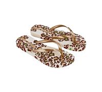 Ipanema Donna Animale Print Iii Fem Flipflop, beige oro., 43 EU