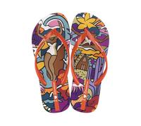 Ipanema Graffiti IV Fem, Infradito Donna, Red Blue Yellow, 37 EU