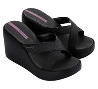 Ipanema HIGH FASHION II SLIDE, TAGLIA 38 EU BD675 - BLACK GLITTER BLACK LILAC 38