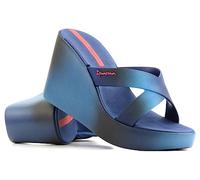 Ipanema Infradito Donna Eleganti - Scarpe Estive Donna con Zeppa - Scarpe da Bagno Donna Plateau - Infradito Donna con Plantare - Scarpe Estive Donna - Altezza Suola 8,5cm, Blu 40