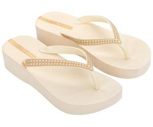 Ipanema Mesh XI Plat Fem, Infradito Donna, Beige, 38 EU