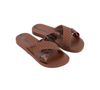 Ipanema Sense Slide FEM - Tenda da bagno da donna, cinturino accattivante con motivo, Tartaruga marrone, 38 EU