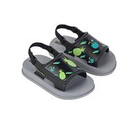 Ipanema Soft Baby, Sandali Unisex-Bimbi 0-24, Grigio/Nero, 21 EU