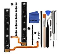iParto Guida di ricambio destra e sinistra con Flex(include 17 viti) Parti di riparazione per Nintendo Switch Console Slider Rail Bar Kit di ricambio per staffa interruttore NS Rebuild Track