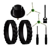 iParto Pneumatici per IROBOT ROOMBA Ruota Anteriore Caster Ricambi Kit per ROOMBA i3 i3+ i4 i6 i6+ i7 i8 E5 E6 E7 J7 7550 3550 3150 5150 6198 7150 Spazzola Laterale con Strumenti