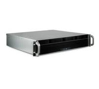 Inter-Tech IPC 2U-2404S Supporto Nero, Argento