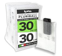 IPEA Buste in Pluriball 30 x 20 cm per Imballaggio e Spedizioni - [ 30 PEZZI ] - Made in Italy - Grande Busta Bolle Aria per Protezione, Imbottitura, Confezionamento Oggetti - Antistrappo e Antiurto