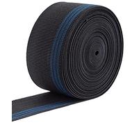 IPEA Cinghia Elastica per Divano, Sedie, Poltrone - 10 Metri di Lunghezza - Larga 70 mm - Corda Fascia Tirante a 3 Righe per Tappezzeria, Sedute, Schienali - Elasticità 70%