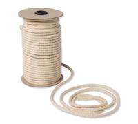 IPEA Corda Macrame Cotone Naturale - 8 mm x 50 Metri - [ Made in Italy ] - Rotolo Super Lungo - Filo da Cucito per Lavorazioni Artigianali, Decorazioni, Arazzi e Tende - Filato