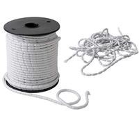 IPEA Treccia Piombo - 5 metri - Filo Corda Piombata per Tende Tendaggi Tessuti Zanzariera - Varie Grammature - Peso Zavorra - Colore Bianco - 100 G/MT