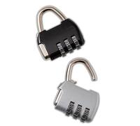 IPEA Lucchetto a Combinazione - 2 Unità - Lucchetti Piccoli e Robusti a 3 Cifre per Serratura, Bagagli, Armadietto Palestra, Borse, Garage, Cassetti - Sicurezza e Protezione da Furti