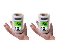 IPEA Pellicola per Imballaggio Trasparente - 150 Metri x 12 cm - Made in Italy - Film Estensibile - Bobina per Protezione, Confezionamento Oggetti nel Trasporto - Antistrappo e Antigraffio