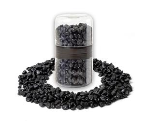 IPEA Sassi Decorativi Neri per Giardino, Vasi, Acquario - 1 Kg - Pietre colori Misti con Dimensioni 8/10 mm - Ciotoli Piccoli da Esterno per Decorazione, Cortile, Artigianato - Sassi Naturali
