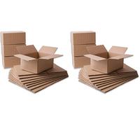 IPEA Scatole di Cartone 25 x 18 x 12 cm per Spedizioni, E-Commerce, Regali - [ 10 Pezzi ] - Made in Italy - Scatole Rettangolari Multiuso per Imballaggio Oggetti, Eventi, Feste - Scatola Confezione