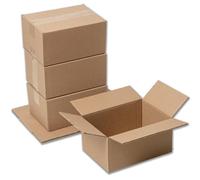 IPEA Scatole di Cartone 25 x 18 x 12 cm per Spedizioni, E-Commerce, Regali - 5 Pezzi - Made in Italy - Scatole Rettangolari Multiuso per Imballaggio Oggetti, Eventi, Feste, Natale - Scatola Confezione