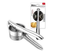 IPEA Schiacciapatate Professionale in Acciaio Inox per Schiacciare Patate, Verdura e Frutta - Design Moderno - Impugnatura Ergonimica - Utensile da Cucina per Purè - Pressa di Ortaggi e Carote