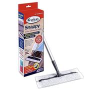 IPEA Scopa Lavapavimenti con Testa Rotante 180° Gradi - Scopa per Lavare i Pavimenti, Antipolvere, Rimuovere la Polvere, Pulire i Vetri - 2 Panni Asciutti e 2 Umidi Inclusi - Rimuove Sporco