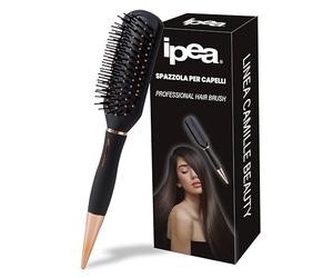 IPEA Spazzola per Cappelli Piccola Districante - 23 cm - Spazzola per Districare e Sciogliere i Nodi e Pettinare Capelli Asciutti, Umidi o Bagnati - Spazzola Pneumatica per Tutti i Capelli