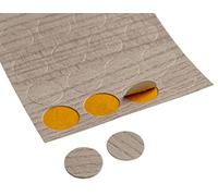 IPEA Tappi Coprivite Adesivi da 13 mm in PVC - 200 Pezzi - Made in Italy - Tappo Adesivo Copriforo e Vite per Mobili, Armadi, Pareti - Copri Vite per Buchi, Viti e Fori - Legno Chiaro - Rovere