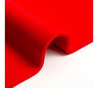 IPEA Tessuto Feltro Pannolenci Rosso - Grande Ritaglio 190 x 100 cm - Made in Italy - Feltro Morbido Tinta Unita per Abbigliamento, Accessori, Decorazioni, Creazioni, Patchwork - Stoffa per Cucito