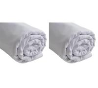 IPEA Tessuto in Cotone Bianco Leggero - 200 cm x 150 cm - Made in Italy - Tessuto al Metro per Cucito, Abbigliamento, Fodere, Arredamento, Accessori, Patchwork, Stoffa Tinta Unita per Cucire