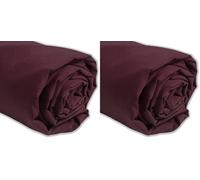 IPEA Tessuto in Cotone Popeline Bordeaux - 200 cm x 150 cm - Made in Italy - Tessuto al Metro per Cucito, Abbigliamento, Fodere, Arredamento, Accessori, Patchwork, Stoffa Tinta Unita per Cucire