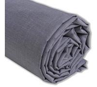 IPEA Tessuto in Cotone Popeline Grigio - 200 cm x 150 cm - Made in Italy - Tessuto al Metro per Cucito, Abbigliamento, Fodere, Arredamento, Accessori, Patchwork, Stoffa Tinta Unita per Cucire
