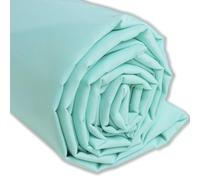 IPEA Tessuto in Cotone Popeline Verde Acquamarina - 200 cm x 150 cm - Made in Italy - Tessuto al Metro per Cucito, Abbigliamento, Fodere, Arredamento, Patchwork, Stoffa Tinta Unita per Cucire